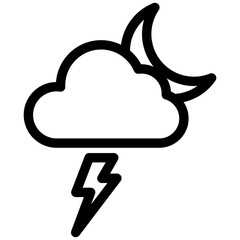 46-Lightning Night Icon