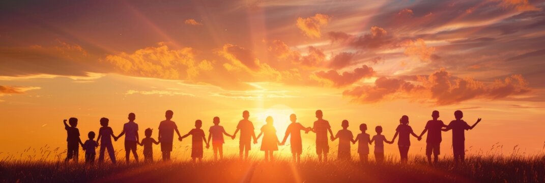 International Friendship Day Concept. The concept of happy together