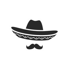 Sombrero hat icon