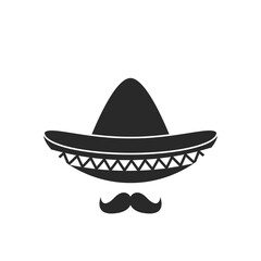 Sombrero hat icon