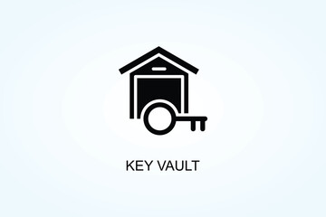 Key Vault Vector  Or Logo Sign Symbol Illustration