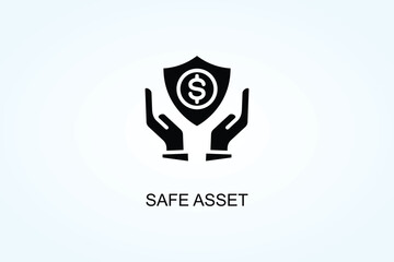 Safe Asset Vector  Or Logo Sign Symbol Illustration