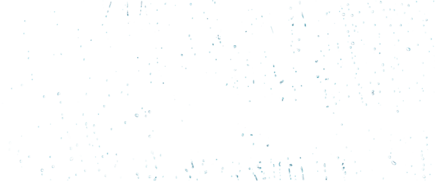 Raindrops against glass texture isolated on white. Light blue rain droplets on see-through surface. Water drops pattern on blank wall. rainy weather background wallpaper