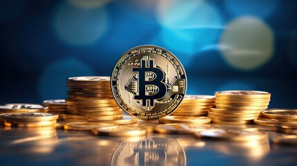 bitcoin market and cryptocurrency concepts 