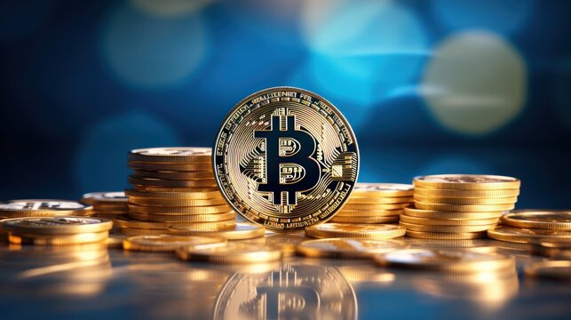 bitcoin market and cryptocurrency concepts