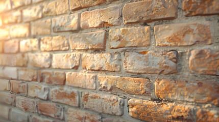 Texture, brick, wall, it can be used as a rustic brick  backdrop background Brick texture with scratches and cracks
