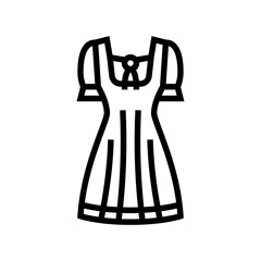 velvet goth subculture line icon vector. velvet goth subculture sign. isolated contour symbol black illustration