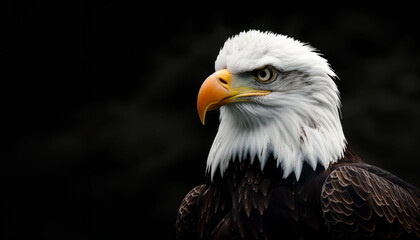 Obraz premium American Bald Eagle (Haliaeetus leucocephalus)