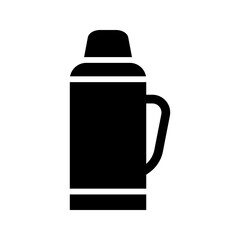 Thermos icon. sign for mobile concept and web design sign color editable