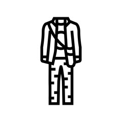 otaku fashion line icon vector. otaku fashion sign. isolated contour symbol black illustration