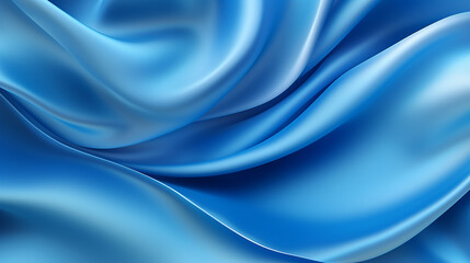 Obraz premium blue silk background