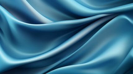 Obraz premium blue satin background