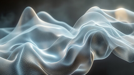 Obraz premium Geometry in Motion - Geometric shapes in dynamic, fluid motion.