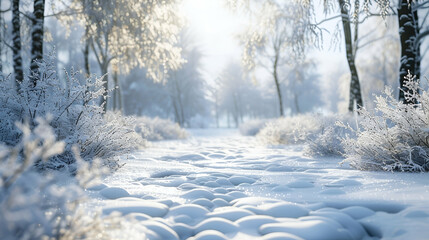 Obraz premium forest in winter