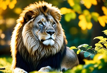 lion in jungle (611)