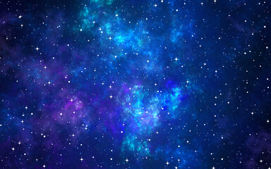 Fototapeta premium stars and clouds