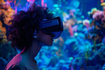 Frame mockup, set in a virtual reality space, where users can interact with the quote in a fully immersive environment