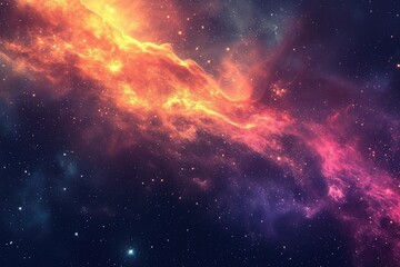 Obraz premium Colorful galaxy backdrop for creative inspiration