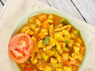 아시아 음식 카레, 요리, 식사