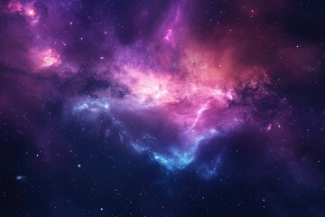 Fototapeta premium Amazing display of color in the astronomy galaxy