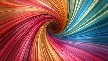 Naklejka premium A hypnotic whirlpool of colors swirls symmetrically, providing an eye-catching canvas for your text.