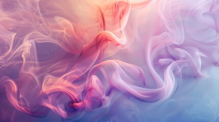 Fototapeta premium Ethereal abstract bokeh with swirling smoke,