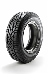 Obraz premium Tire isolated on white background