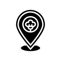 locally sourced materials sustainable fashion glyph icon vector. locally sourced materials sustainable fashion sign. isolated symbol illustration