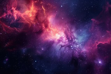 Vibrant galaxy background igniting creative energy