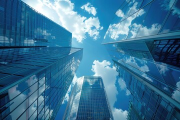 Skyscrapers in the city