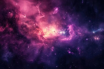 Fototapeta premium Color explosion in the astronomy galaxy
