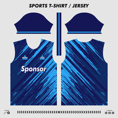 Vector t-shirt sport design, sublimation jersey