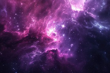 Fototapeta premium Dynamic hues adorn the astronomy galaxy