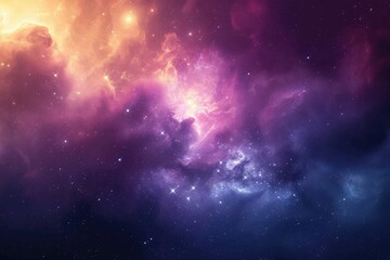 Fototapeta premium Radiant galaxy backdrop for artistic expression