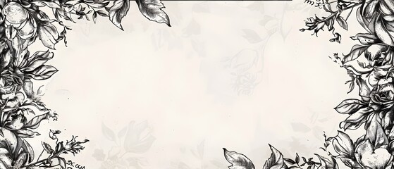 Elegant Ornate Border Design for Employee Appreciation Day with Blank Space for Personalized Message Background