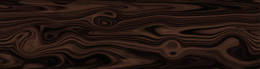 Dark brown wood texture background, old wooden surface texture, vector illustration.