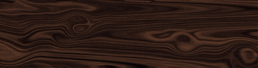 Dark brown wood texture background, old wooden surface texture, vector illustration.