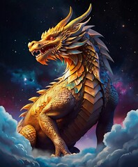 chinese kirin statue