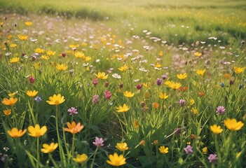 Obraz premium flowers in the field