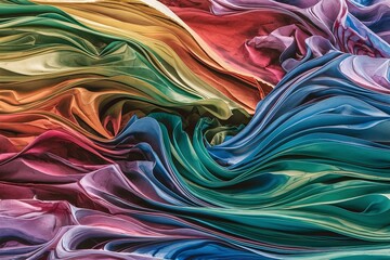 Obraz premium abstract colorful background with waves a liquid, fluid-marbled paper texture