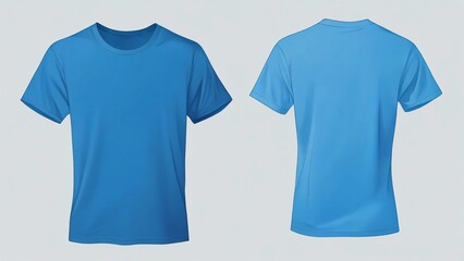 front and back t-shirt vector background illustration