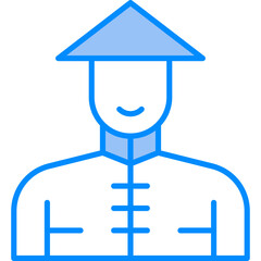 Avatar, chinese, farmer, male, man Icon
