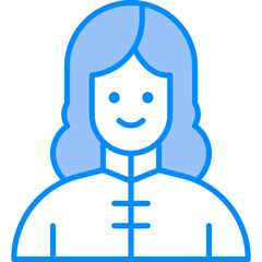 Asian, chinese, female, people, person Icon
