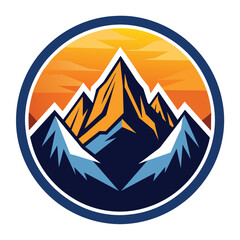 MOUNTAIN LOGO CIRCLE