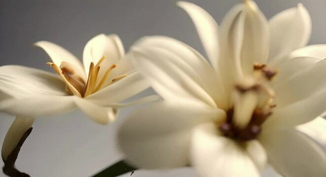 Vanilla Flower Close Up 4k 