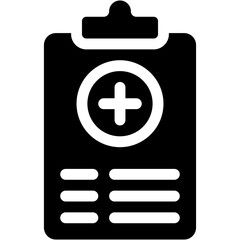 Fototapeta premium report, medical report, clipboard, document, hospital Icon