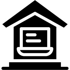 freelance, Work From Home, freelancer, teleworking, telecommuting Icon