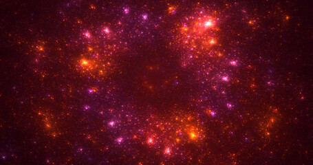 3D manual rendering abstract fractal light background. Its not AI Generatd illustration.