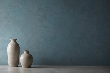 ceramic vase on the wall background