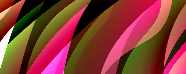 Trendy simple fluid color gradient abstract background with dynamic wave line effect. Vector Illustration For Wallpaper, Banner, Background, Card, Book Illustration, landing page